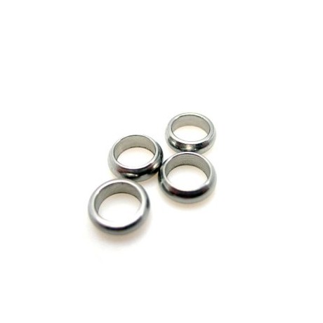 Mellem rondel stål ringe 6,5 / 4 mm - 4 stk