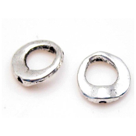 Rå flot ring perle 10,5 mm 2 stk