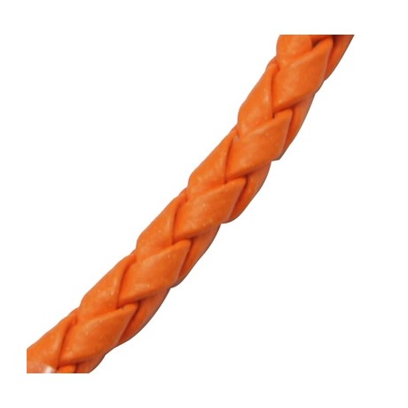 Bola Imiteret orange lækker  3 mm tyk - pr m- SUPER BILLIGT.