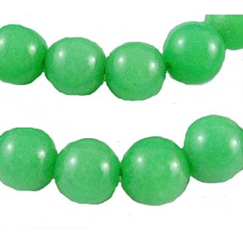 Jade grøn 10 mm - 8 stk