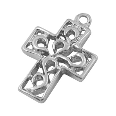 Sølv kors 18 mm - 2 STK