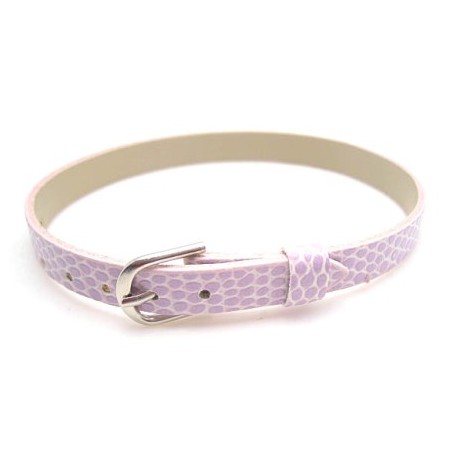 Armbånd til slide charms 22 cm -  LYS LILLA