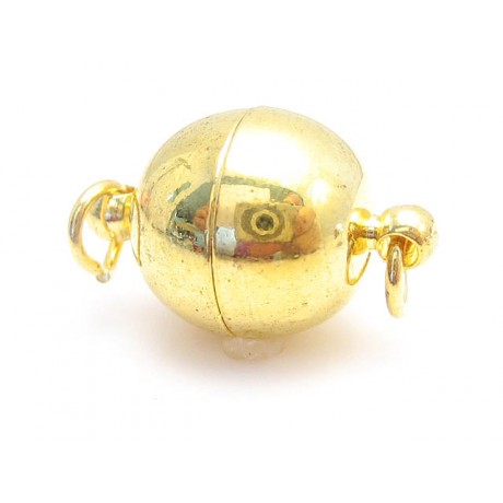 Kuglelås magnetisk guld 19 mm