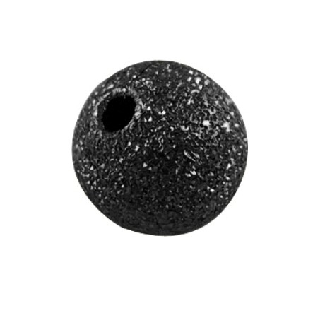 Sort stardust 10 mm - 4 stk