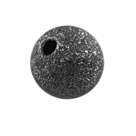 Sort stardust 4 mm - 10 stk