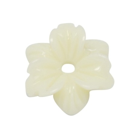 Smuk blomst 12 mm - 2 STK - RÅHVID