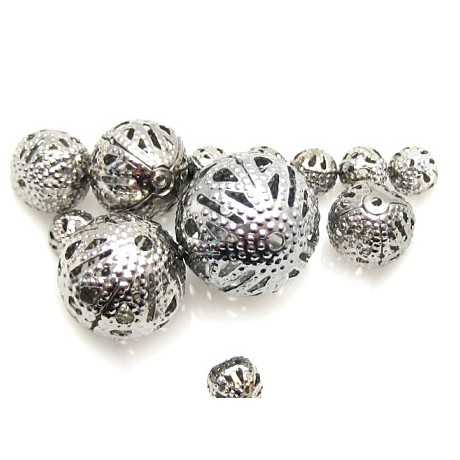 Filligran mix 6~16 mm - 12 stk - SORT