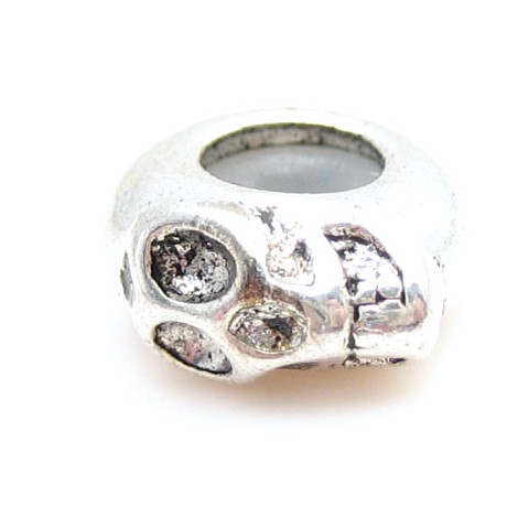 Perle / led med stop med dødningehoved