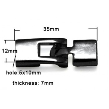 Smart enderør med lås sort