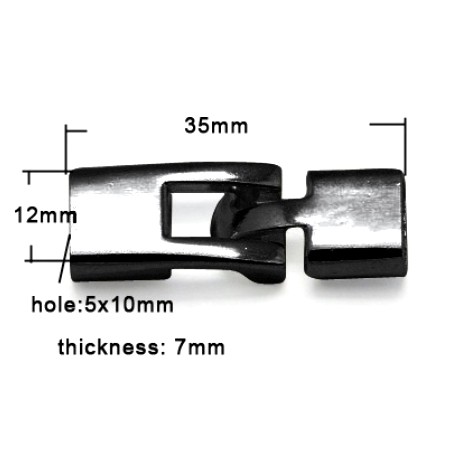 Smart enderør med lås sort