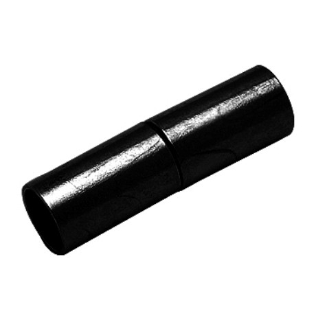 Magnet lås med enderør sort - 6 mm indvend hul
