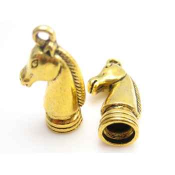 Kraftig enderør hest guld 26,5 / 6,6 - 1 PAR