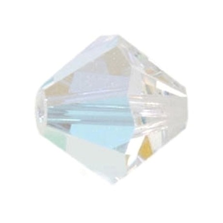 Swarovski bicone 8 mm klar - 2 stk