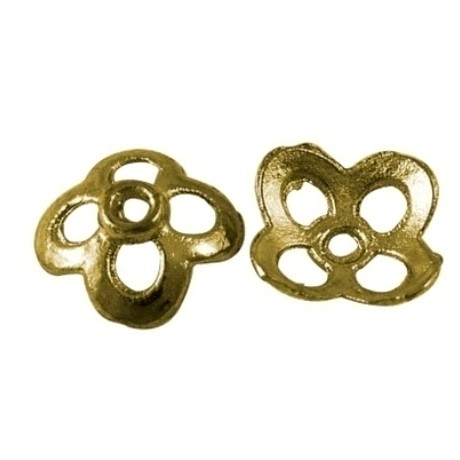 Gylden perleskål 11/1,5 mm - 8 STK