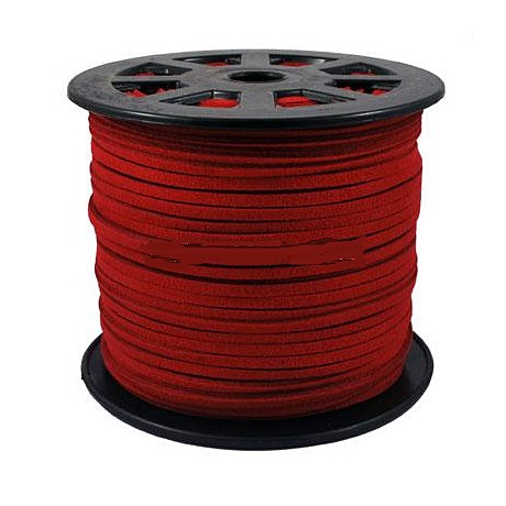 Ruskind im. 5,5 x 1,5 mm - bordeaux - 1 m