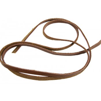 Ruskind im. 5 x 1 mm brun - 1 m