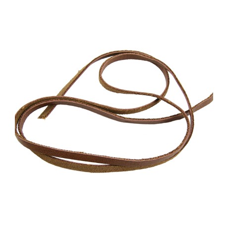 Ruskind im. 5 x 1 mm brun - 1 m