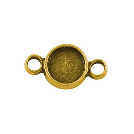 Forbindelses perle guld 16 mm - 14 stk