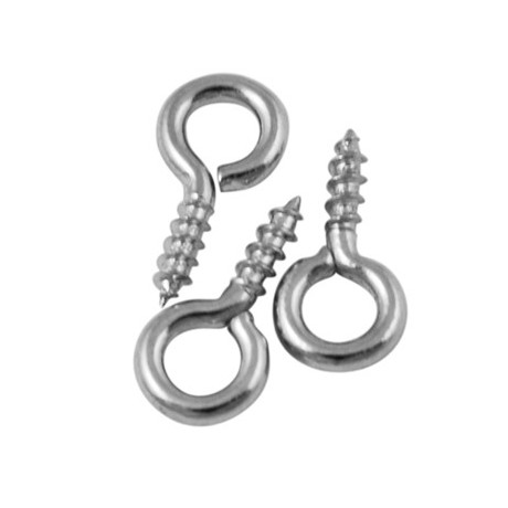 Øsken til anboret perle sølv 1 mm - 15 STK