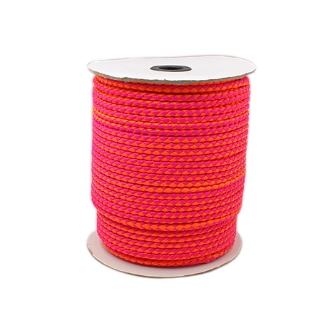 Bola Imiteret Pink / orange neon 3 mm tyk - pr m
