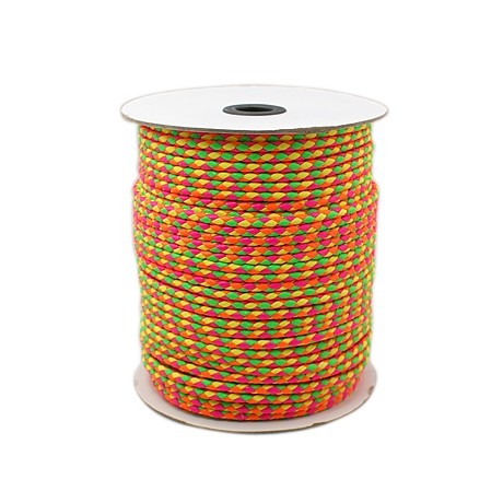 Bola Imiteret mix farve neon 3 mm tyk - pr m