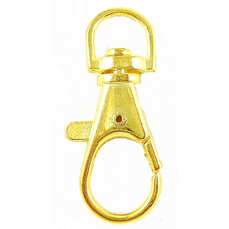 Karabin hage guld - 38 mm - se foto