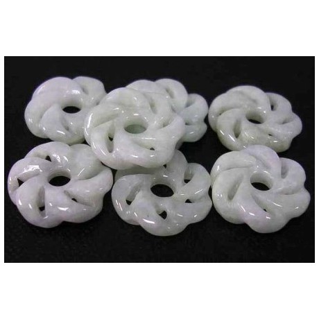 Jade blomster 15 mm - 2 STK