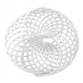 Wire perle sølv 22 mm - 2 stk