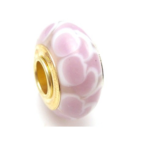 Led med guld kerne rosa