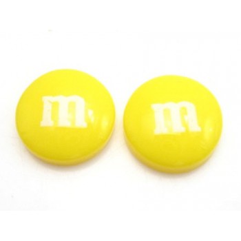 M & M   14 mm gul - 2 stk
