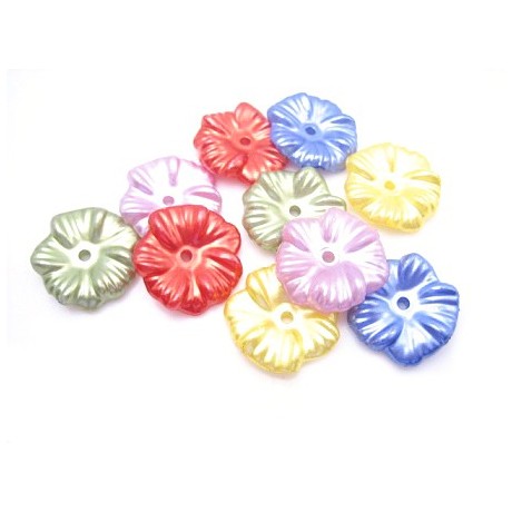 Blomster 17mm - 10 stk