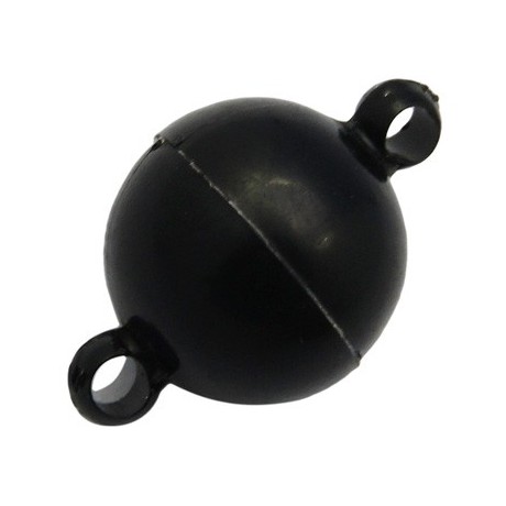 Kugle lås sort Akryl 10 mm