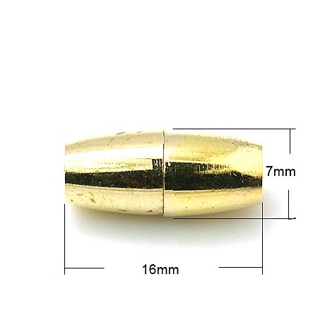 Magnet lås guld 16 x 7 mm / 4
