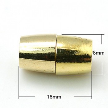 Magnet lås guld 16 x 8 mm / 5
