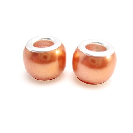 Voks perle led 11 / 5 mm - 2 STK - KOBBER