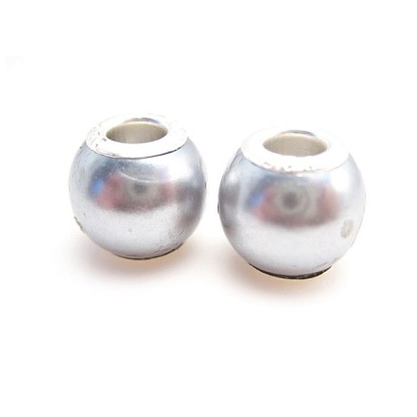 Voks perle led 11 / 5 mm - 2 STK - GRÅ