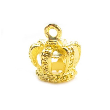 Konge krone 15 x 12 mm guld