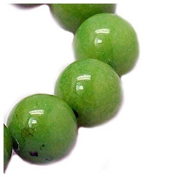 Jade grøn 10 mm - 8 stk