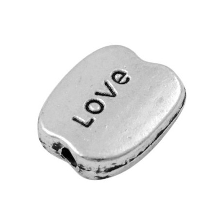Perle LOVE sølv 10 / 1,5 - 4 STK