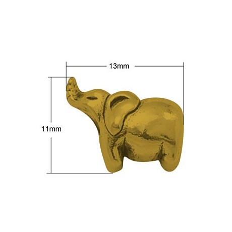 Elefant 13 / 4,5 mm guld