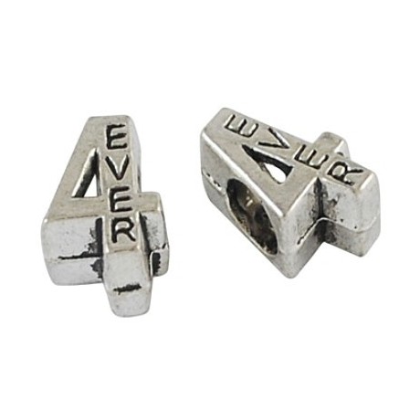 "Forever" charms 8 / 4 mm - 2 stk