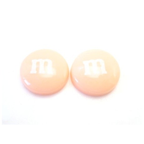 M & M    14 mm  lys laks - 2 stk