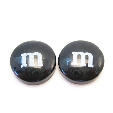 M & M   14 mm sort - 2 stk