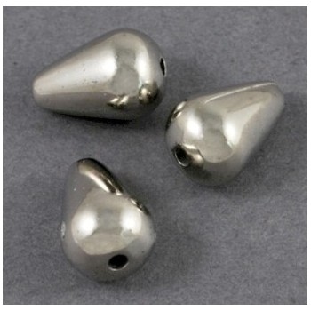Flotte sølv akryl perler...