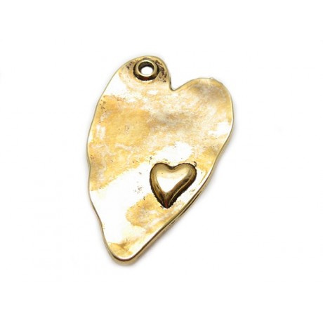 Hjerte antik guld 38 / 2,5