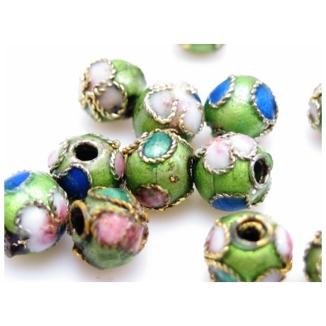 Rund 6mm lime - 10 stk