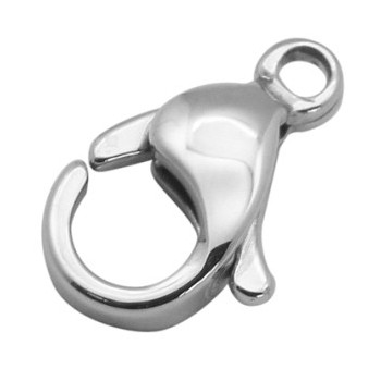 Stål karabin lås 15 mm - 2 stk