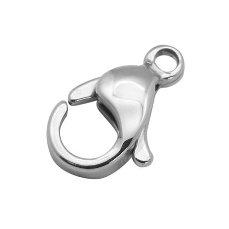 Stål karabin lås 15 mm - 2 stk