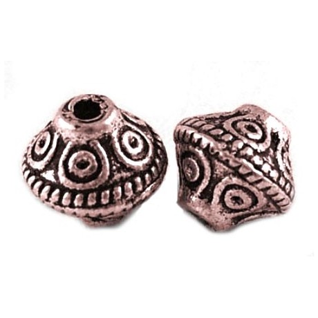 Smuk kobber perle 7 / 1 mm - 8 stk