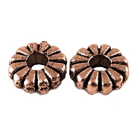Kobber mellem rondel 7 / 2 mm - 20 stk